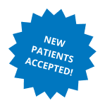 new patients accepted badge