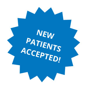 new patients accepted badge